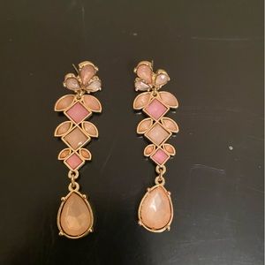 Pink Express Dangly Earrings